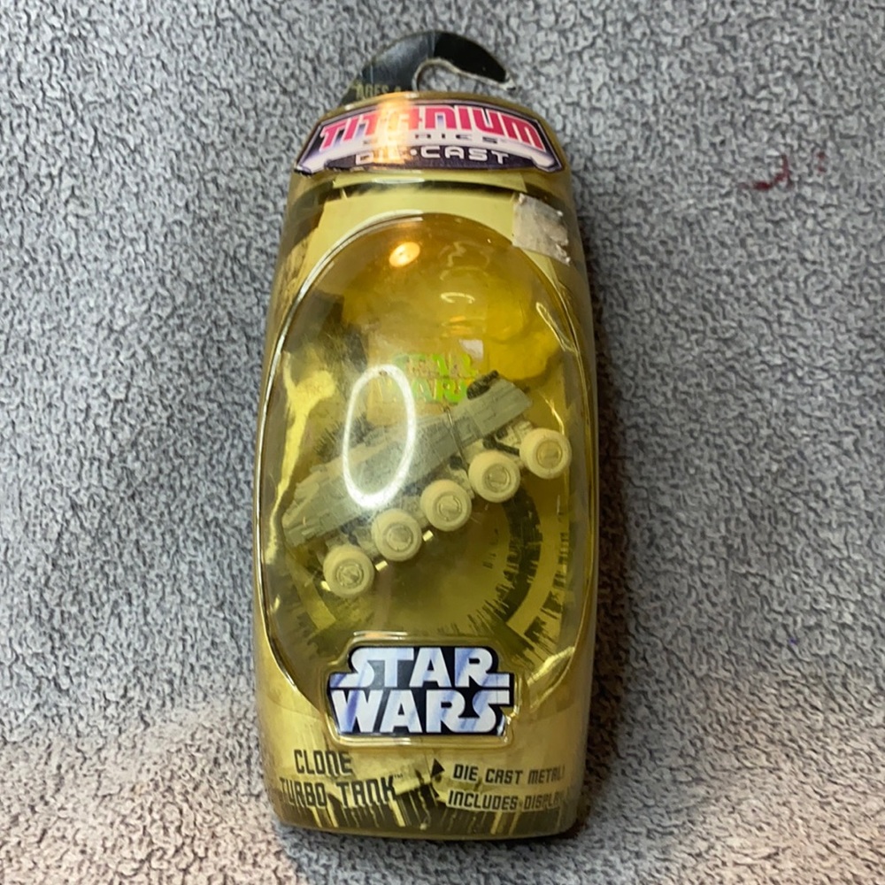 Star Wars Clone Turbo Tank Titanium Die Cast Toy